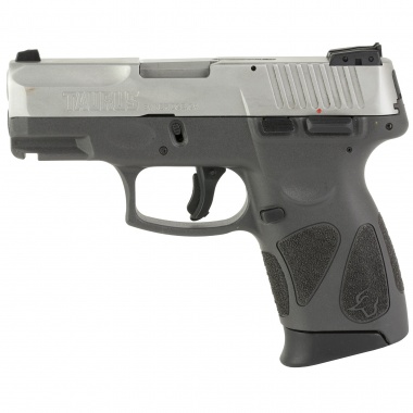 Taurus, G2C, Gray Frame, Silver Slide, 9mm